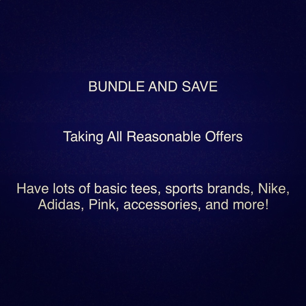 Taking All Reasonable Offers!